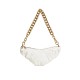 Big Cowhide Bag Pleated Bag, Shoulder Leather Bag  Large Capacity Soft Chain Crossbody bag - Memoo.com